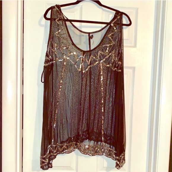 Deb Tops - Blingy Sequence Blouse!
